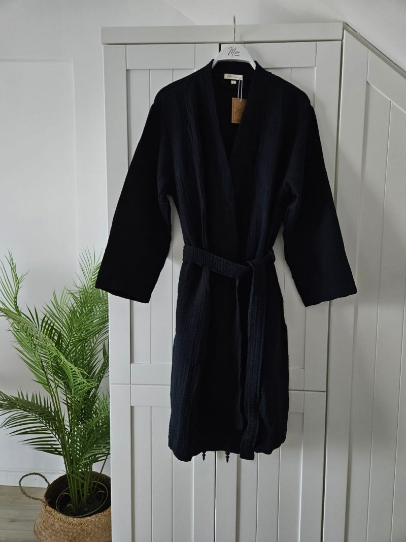 Turkish Cotton Muslin Robe