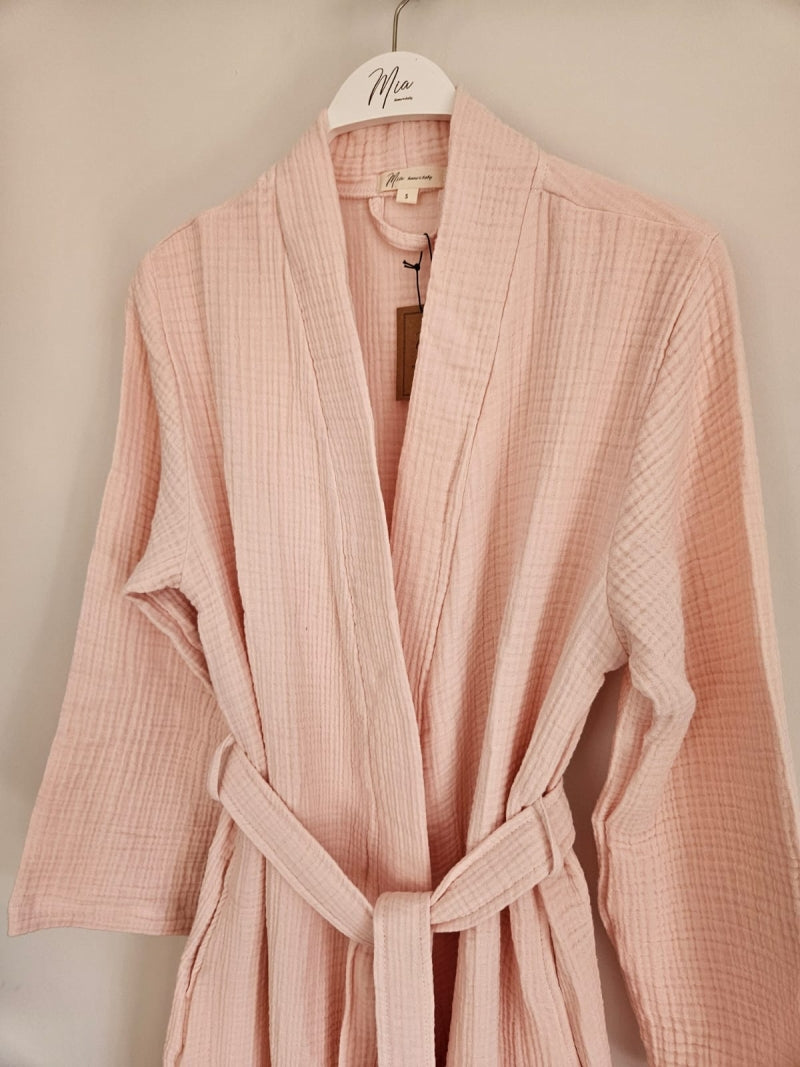 Turkish Cotton Muslin Robe