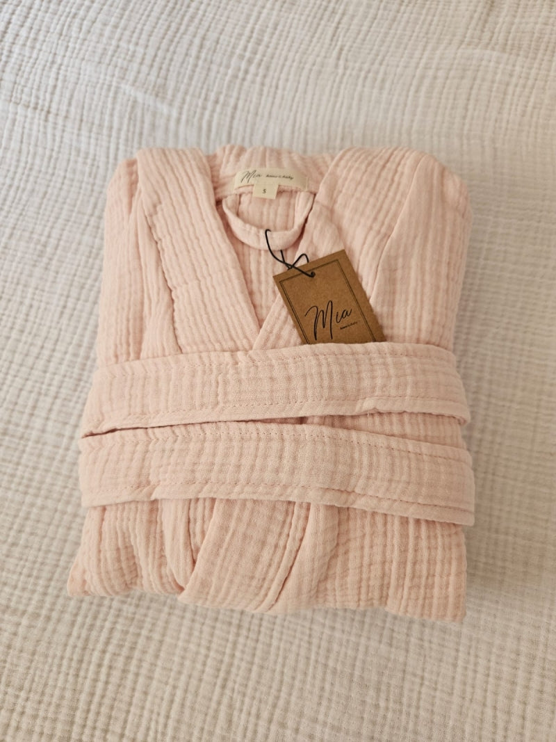 Turkish Cotton Muslin Robe