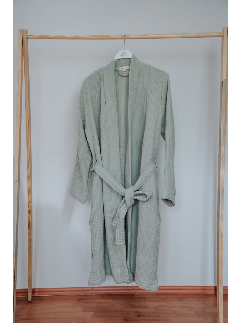 Turkish Cotton Muslin Robe