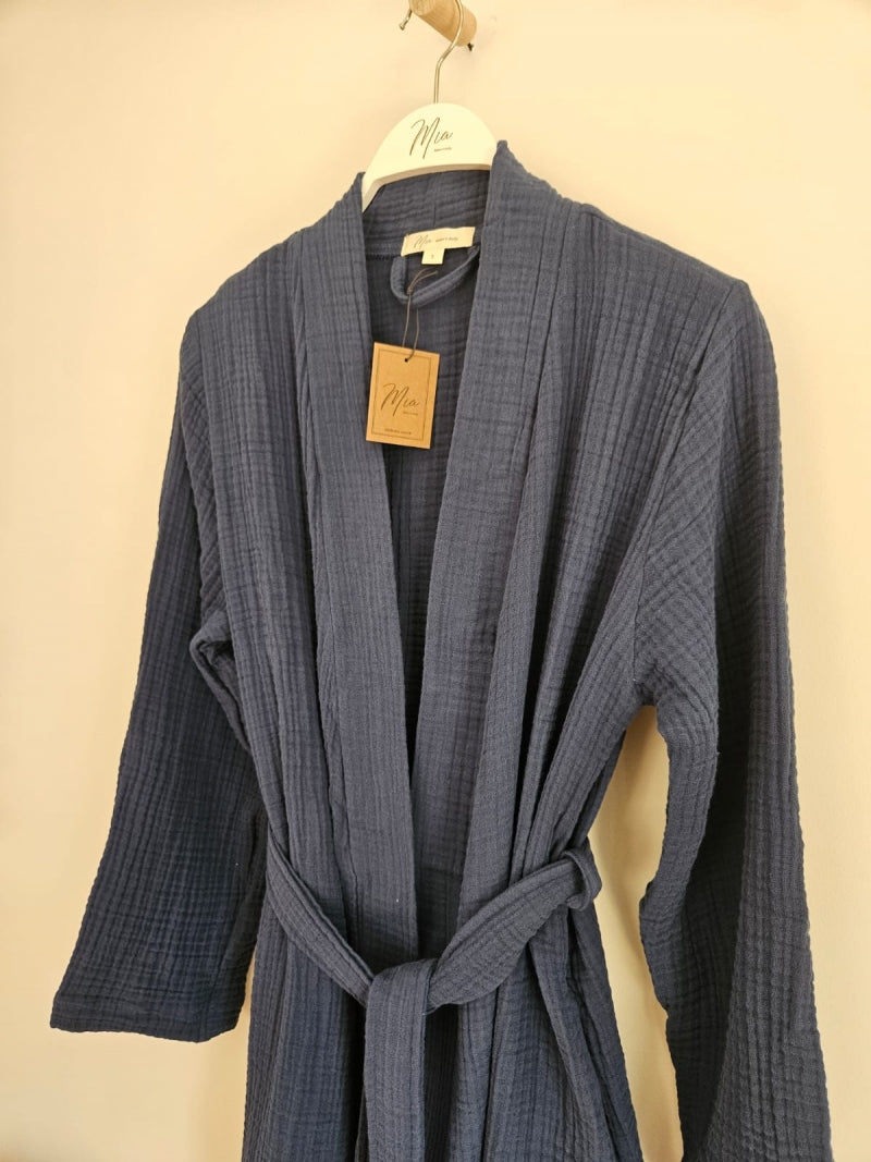 Turkish Cotton Muslin Robe