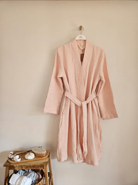 Turkish Cotton Muslin Robe