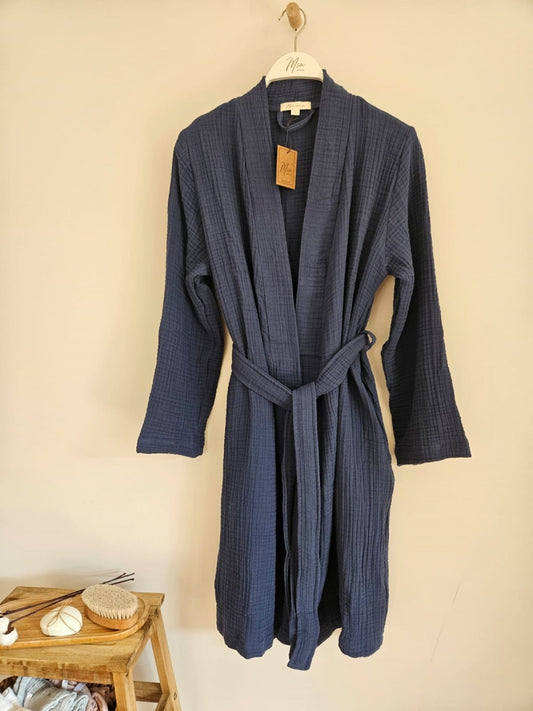 Turkish Cotton Muslin Robe