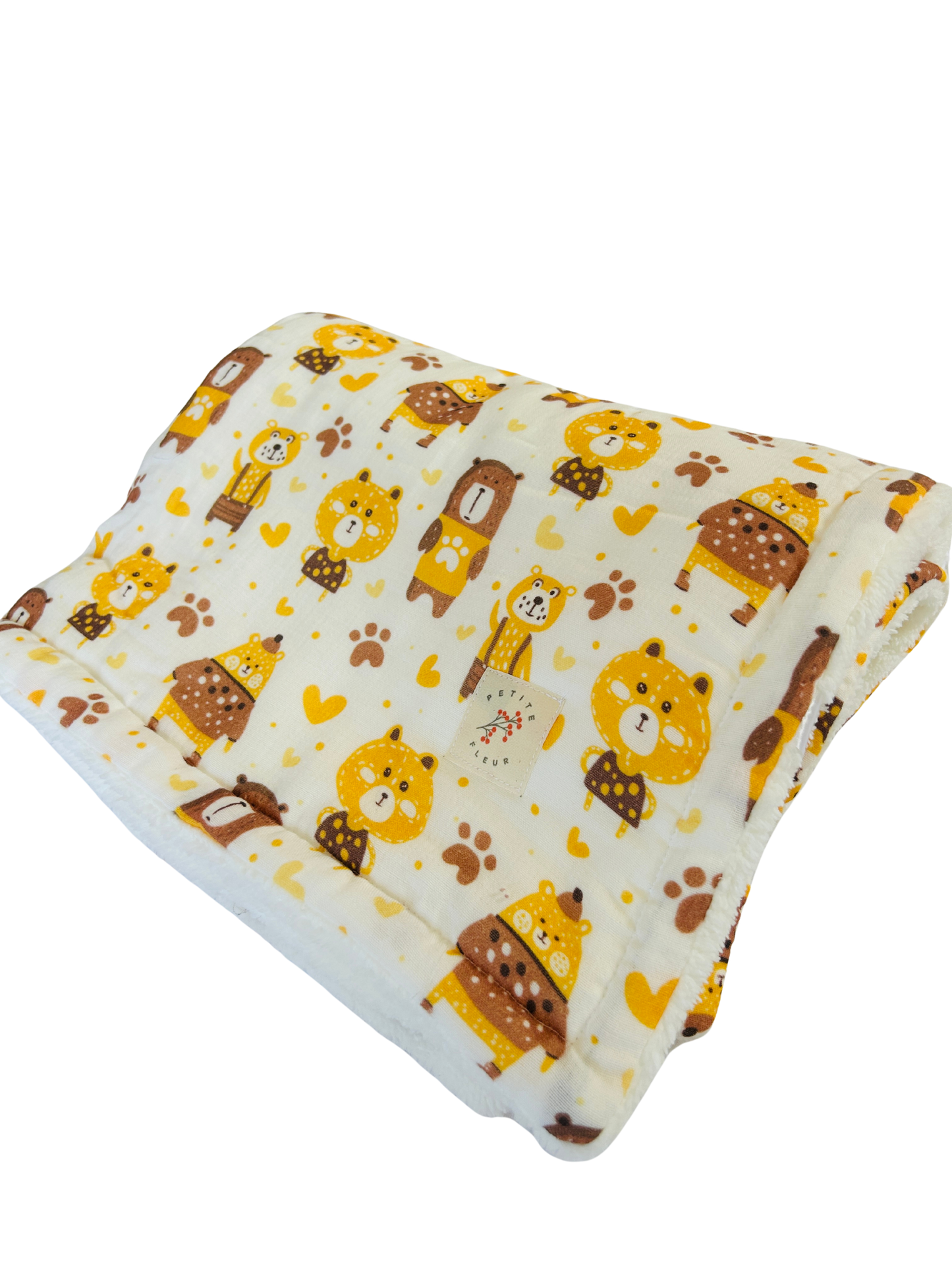 Poffy Blanket - Honey Bears